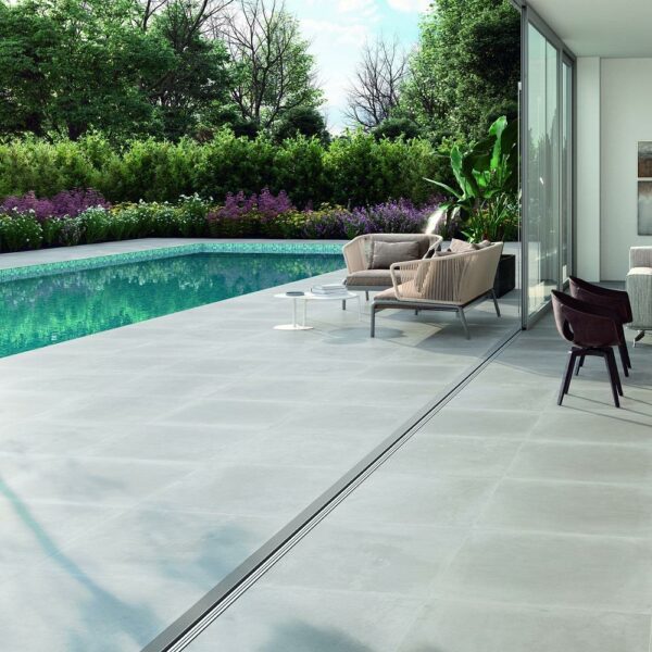 XXL betonlook wit wetlook 80x160 - Afbeelding 3