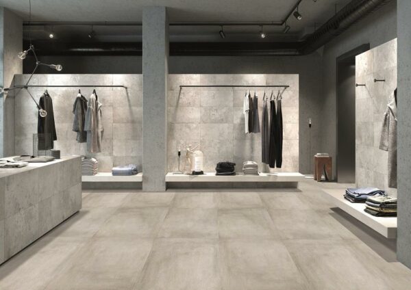 Betonlook Light Grey Porselano 90x90 - Afbeelding 3