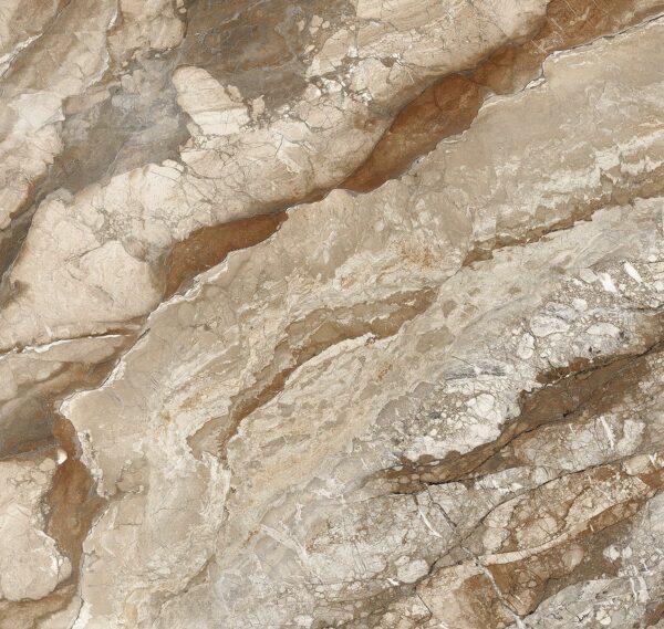 Marmerlook 120x120 desert stone brown
